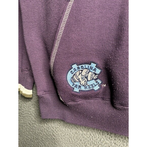VTG 90s Starter Carolina Tar Heels Hoodie Sweatshirt Embroidered Men’s Large - Picture 3 of 7